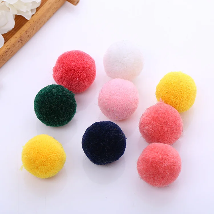 Mini Fluffy Soft Ball Handmade Kids Toys Diy Sewing Craft ...