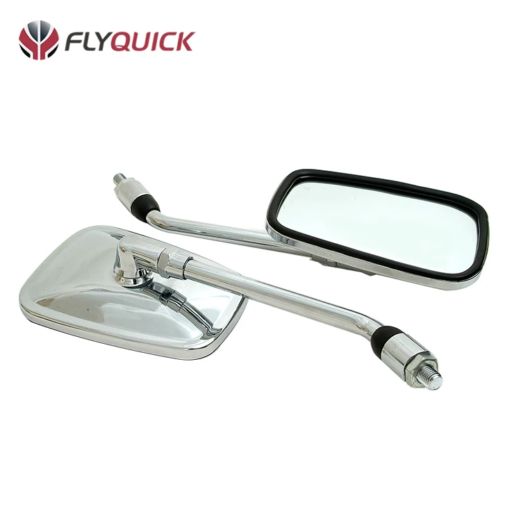 Flyquick Motorcycle Side Mirror Chrome Powder Coating For Qianjiang150