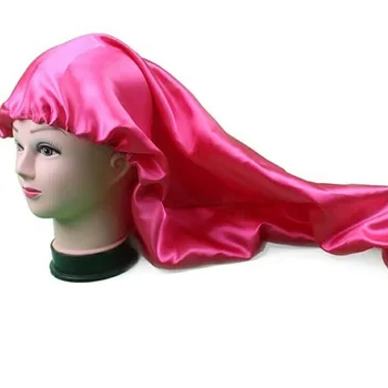 bonnet hair satin silk custom larger