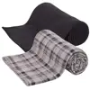2 Pack Plain Patterned Black Blue Purple Red Polar Fleece Blankets Bed Throw