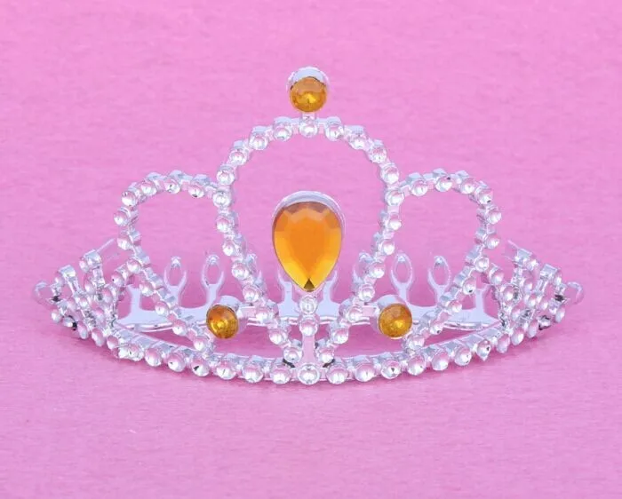 Hottest Tiara Crown Plastic King Crown With Jewelry For Party Cosplay