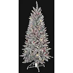 get quotations 5hx32w silver tinsel iridescent multi color lighted artificial christmas tree w - Iridescent Christmas Tree Decorations get quotations 5hx32w silver tinsel iridescent multi color lighted artificial christmas tree w - Iridescent Christmas Tree Decorations