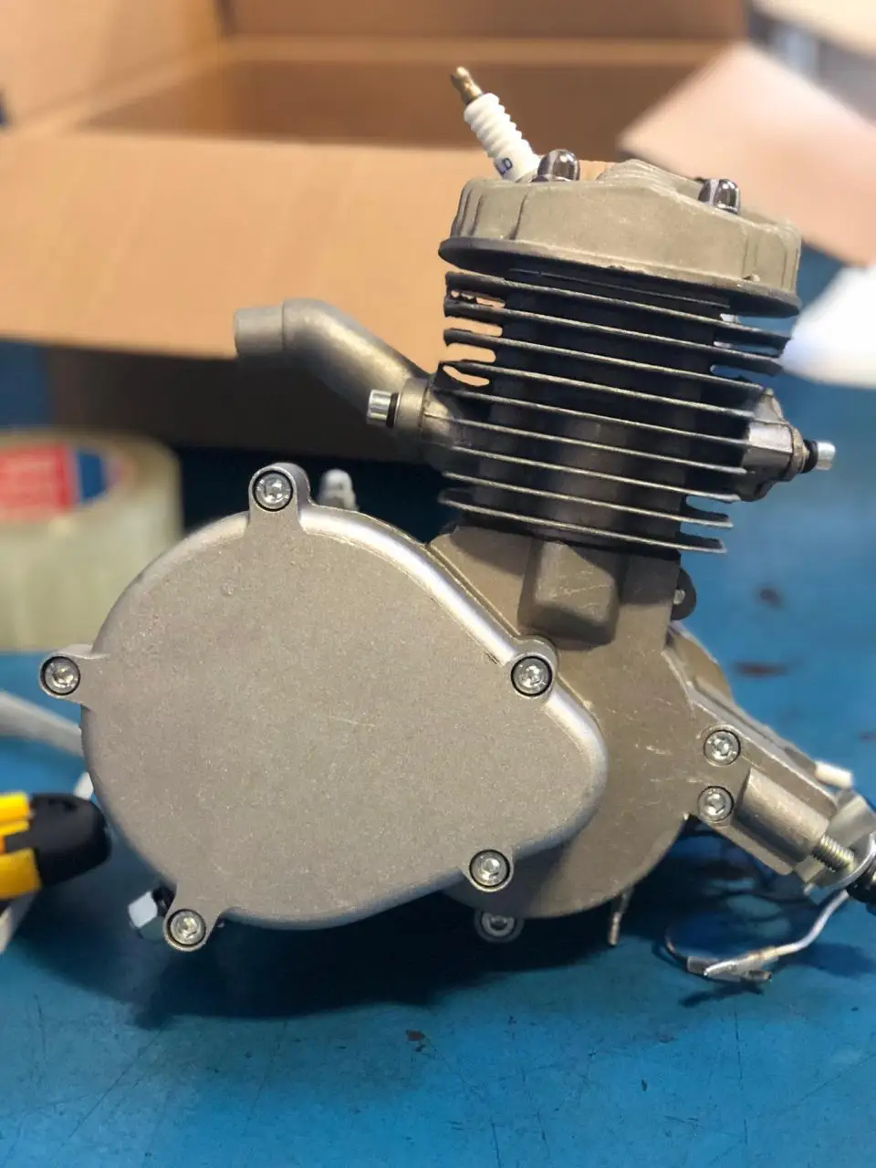 47毫米孔和 40毫米冲程 2 冲程 80cc/69cc/70cc 汽油自行车发动机套装