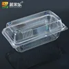 Disposable blister clamshell fruit plastic packing hinged container