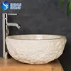 Wholesale factory vessel wash basin corner sink stone wash basin price with long service life