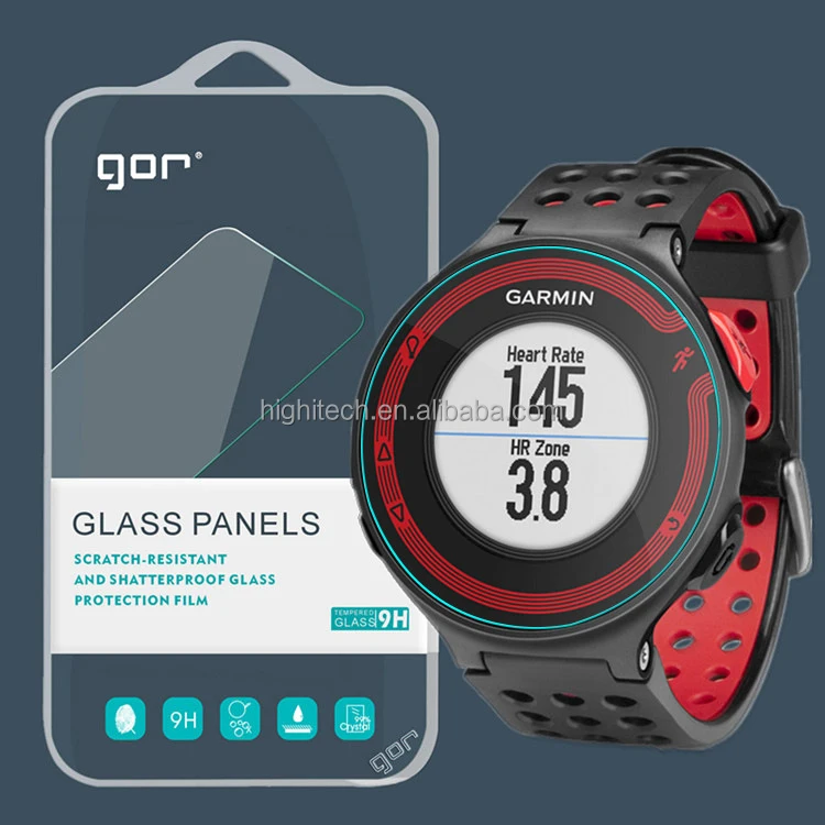 9H Tempered Glass Watch Screen Protector Shield Film for Garmin ForeRunner 235 225