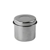 Food sample holder small round sample holder with cover storage box for kindergarten school food retention sample box with cover