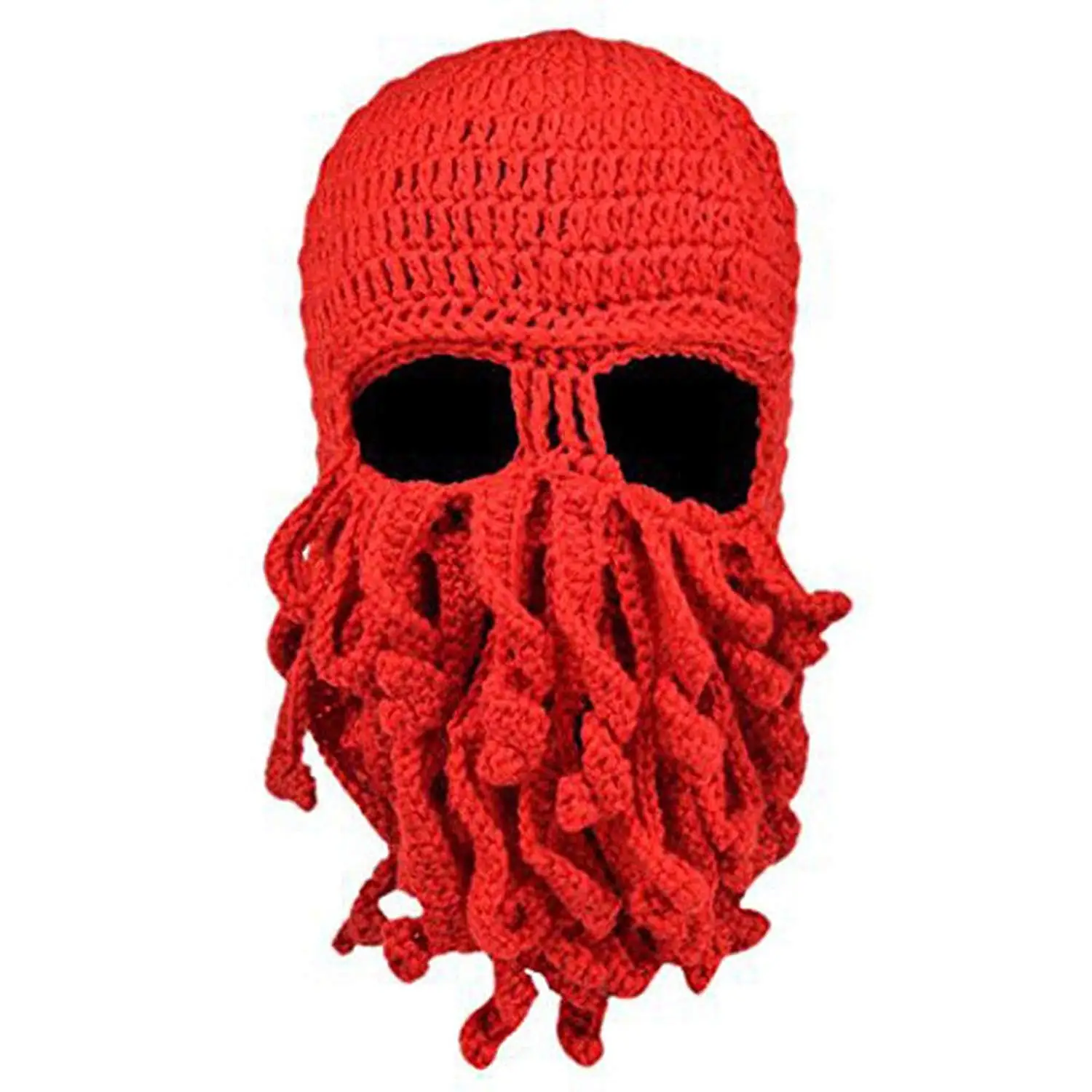 NEEVAS Unisex Octopus Warm Knitted Wool Ski Face Mask Knit Hat Squid Cap Beanie