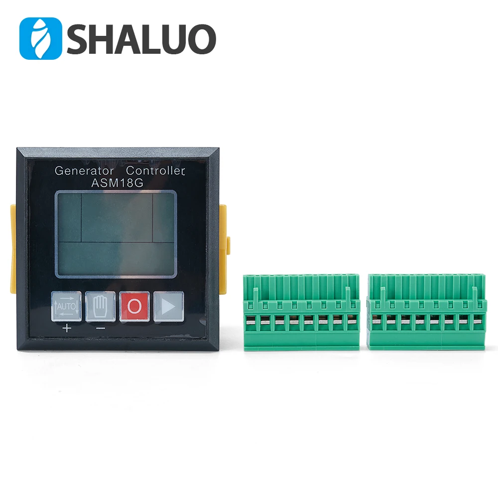 Controlador de generador, piezas de grupo electrógeno diésel ASM18G, alternador de potencia de Arranque automático, tablero de monitor electrónico, módulo de control de panel