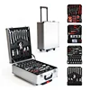 186pcs Professional Aluminium Trolley Case Adjustable Repairing Hand Tools Hand Tools Set