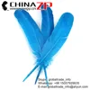 ZPDECOR Wholesale Best Selling Feather Size from 30cm-35cm Dyed Turquoise Blue Solid Color Turkey Wing Feathers