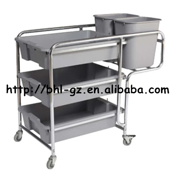 Guangzhou Hotel Pasokan Stainless Steel Movable Dapur U Guangzhou Hotel Pasokan Stainless Steel Movable Dapur U Dan Troli Penyimpanan Murah