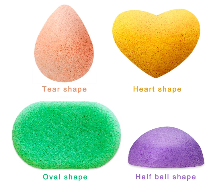 New Arrival Herb Fiber 100% Natural Cosmetic Konjac Sponges