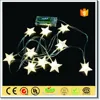 High quality christmas party decoration led star string lights with battery box