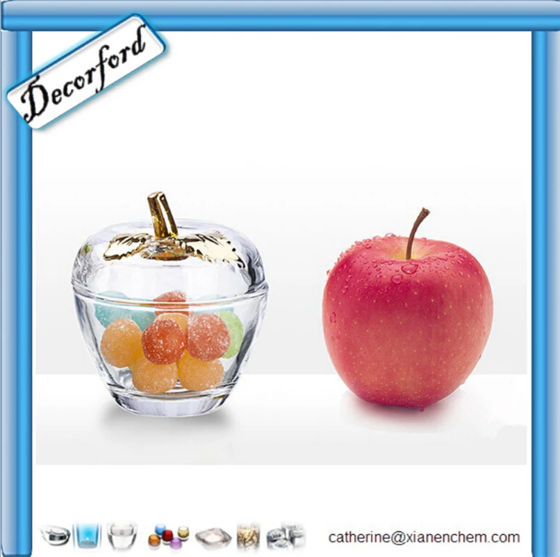 Hot Sale Apple Shape Glass Fruit Bowl Buy Fruit Bowl,Fruit Bowl,Fruit