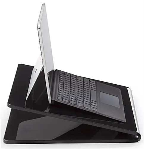 Acrylic Tabletop Raised Computer Stand Laptop Sloped Surface