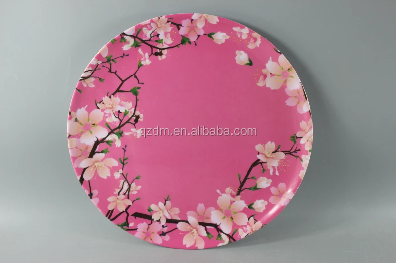 Chinese style Plastic Food Plate Melamine fruit Dishes