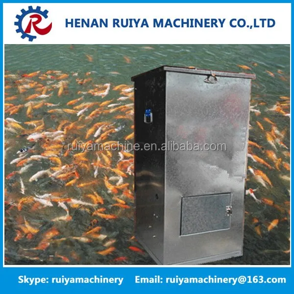 automatic koi fish food feeder