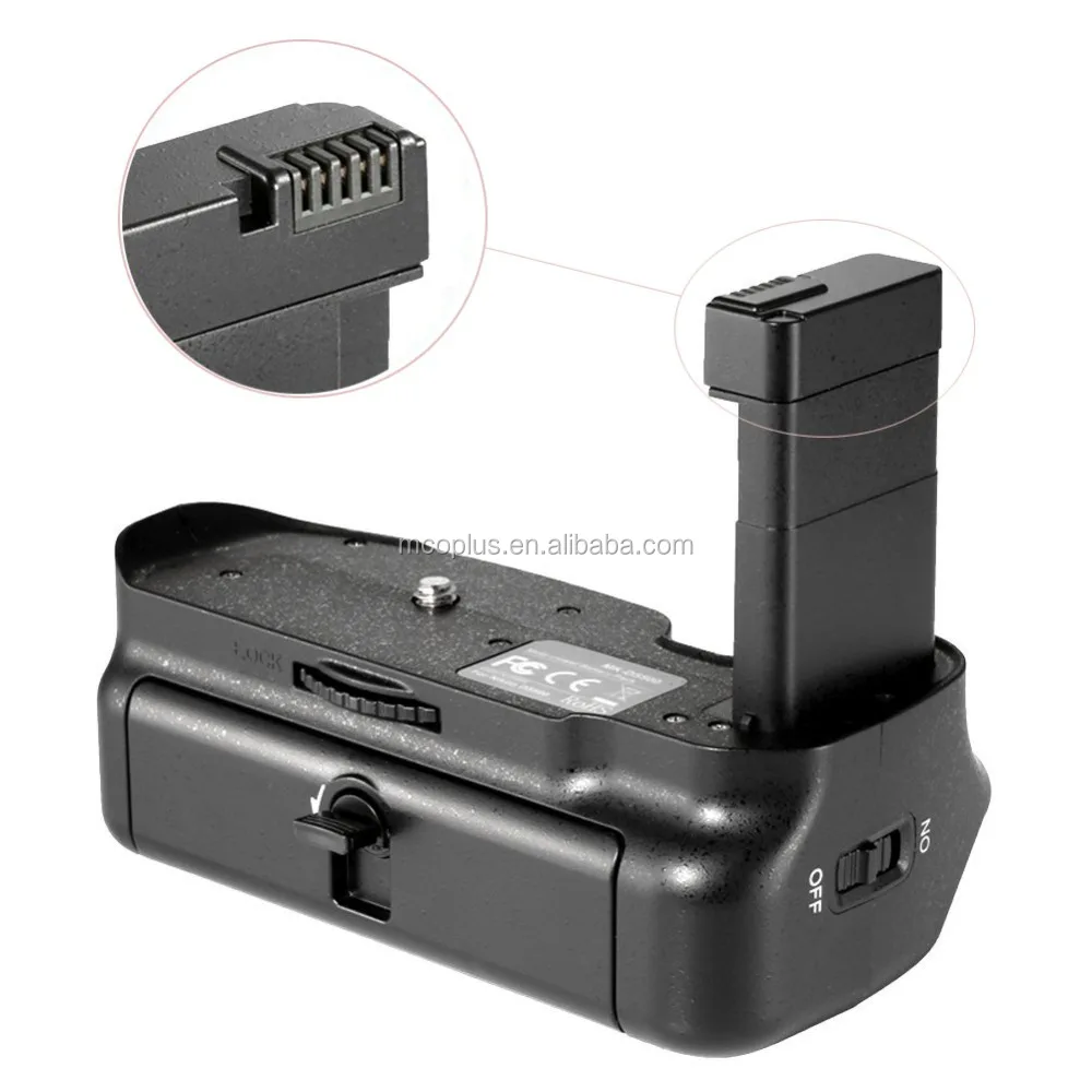 Mcoplus MK-D5500 Vertical Battery Grip for Nikon D5500 Compatible with 2 x EN-EL14a Lithium ion Batteries