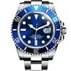 Automatic Watch Rollex Custom Famous Brand Blue Dial Stainless Steel Men Luminous luxury watch sub