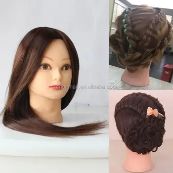 60cm Long Hair Synthetic Hair Training Doll Head Buy Hair Styling Doll Head Dolls Head With Hair Black Doll Head Product On Alibaba Com