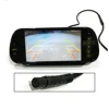 7 Inch TFT LCD Bluetooth Car MP5 Player Parking Rear View Mirror Monitor + Reversing Assistant HD Waterproof Camera