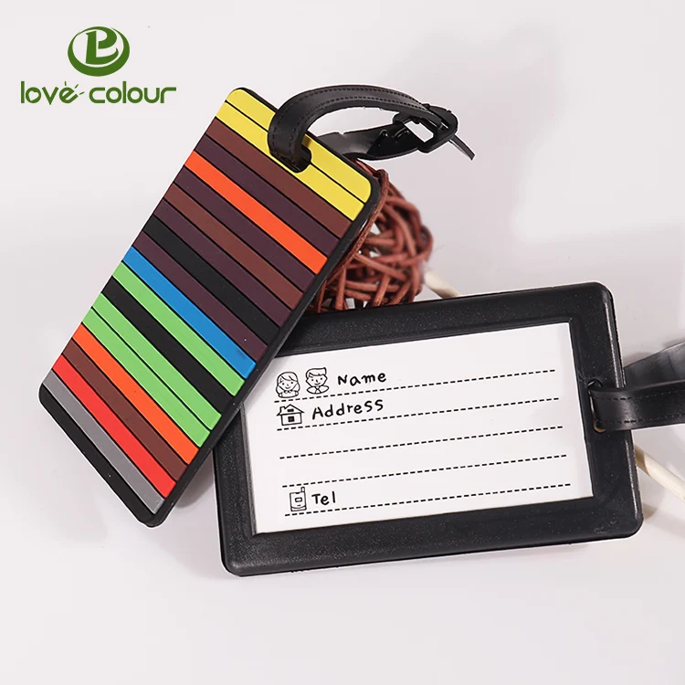 Airline provides pvc luggage tag
