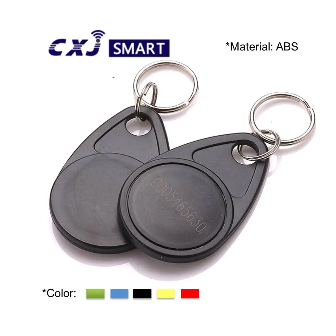 Ntag213 Abs Ntag216 Rfid Key Fob/ntag215 Nfc Keychain - Buy Custom Rfid ...