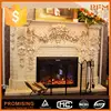 New And Hot Sale stone fire surrounds electric fireplace marble fire surrounds