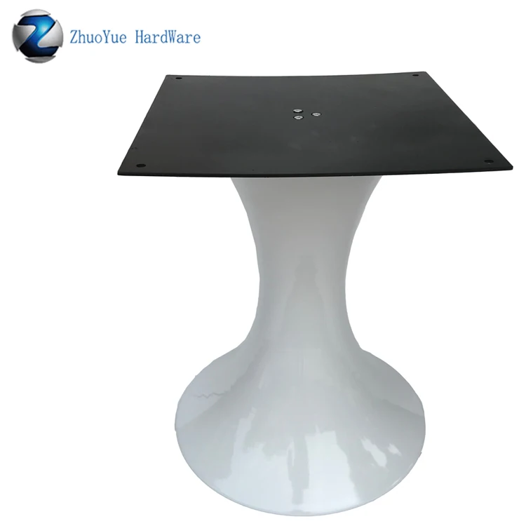 Furniture Accessories white round shape big metal Pedestal Tulip Table Leg Dining Table Bases for marble table top 