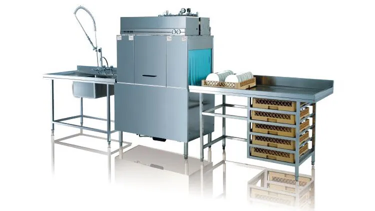 Good Quality Restaurant Hotel Stainless Steel Commercial Electric Conveyor Dish Washing Machine