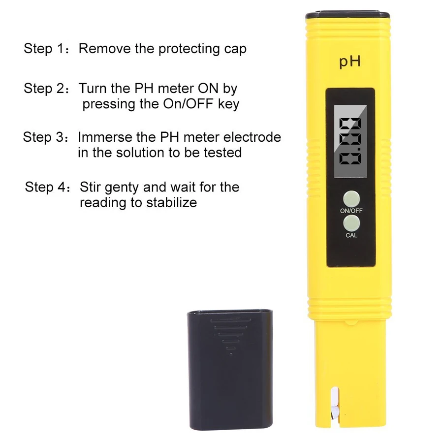 High Accuracy 0.01 Laboratory Pen Ph Meter For Drinking Water Testing