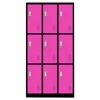 Tier Sales Factory Metal Bed Desk New Arrival Mild Steel Wardrobe Wheels Locker With Swivel Latch 2 Point Lock Army Cabinet