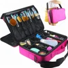 Wholesale multiple professional cosmetic organizer travel large makeup train case