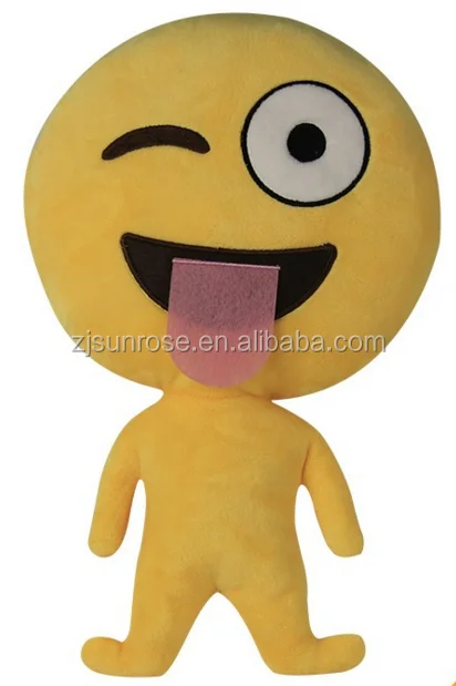 emoji plush doll