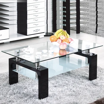 Living Room Furniture Modern Glass Coffee Table Cheap Center Table