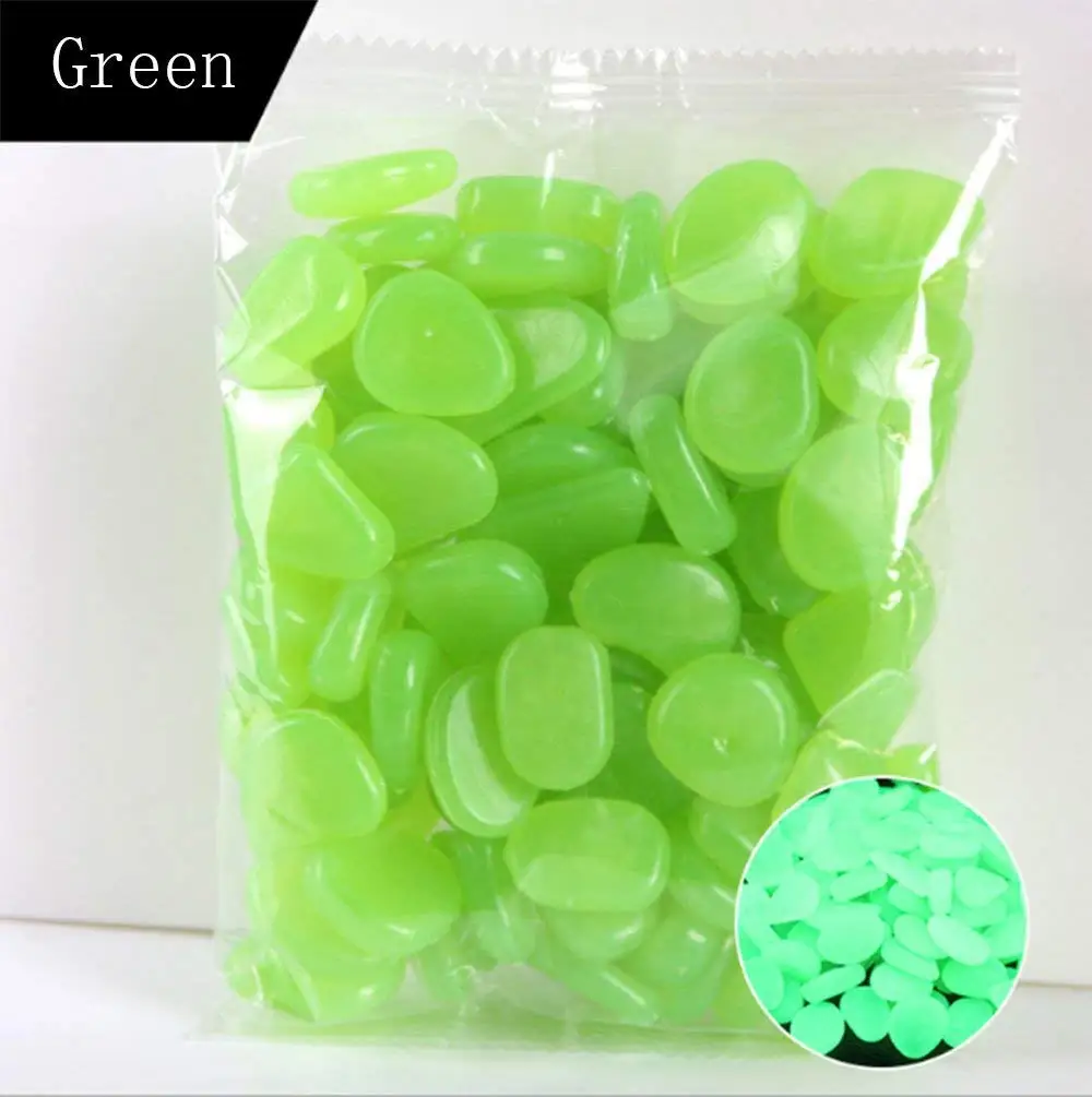 Solar Glow Stones Find Deals On Line At Get Quotations Xiutao 100pcs Glow Pebbles In The Dark Stones Decorative Luminous Solar Stone For Garden