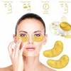 High quality customized anti aging sleeping 24k gold eye mask soothing private label collagen mask
