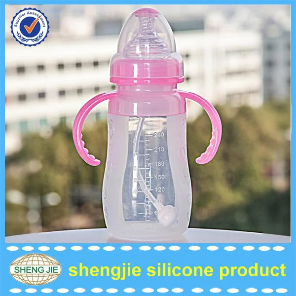 Bpa Free 150ml And 240ml Silicone Baby Bottle Baby Feeding Bottle Baby