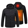Wholesale windproof Battery Usb Electrical Smart Heated Jacket for mens