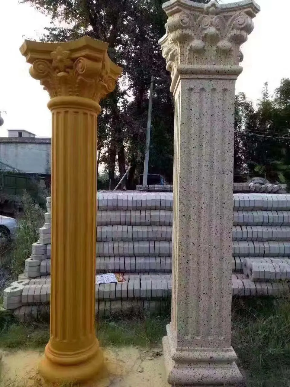 Wholesale Concrete Square Roman Column Pillar Plastic Mold - Buy