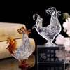 Manufacture Custom 12 Chinese Zodiac Crystal Animal Figurine