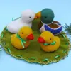 wholesale train wrist band pokemon felt duck plush toys