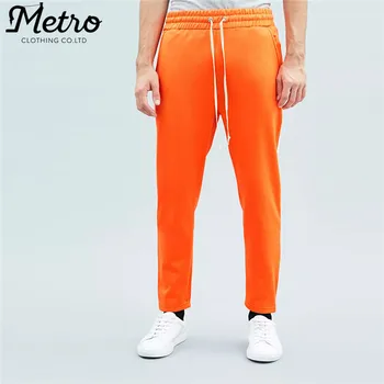 mens orange track pants