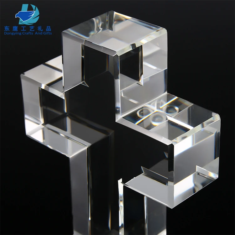 High Quality Factory Wholesale K9 Crystal Glass Cross Buy Crystal