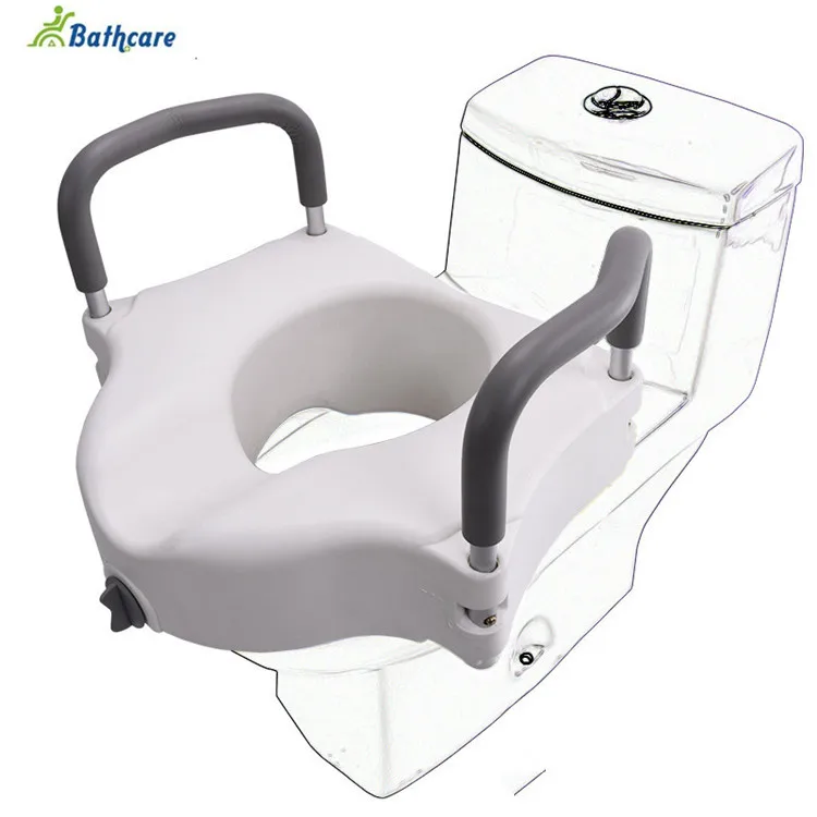 
Bathroom Commode Raised Toilet Seat With Handles SC7060B 