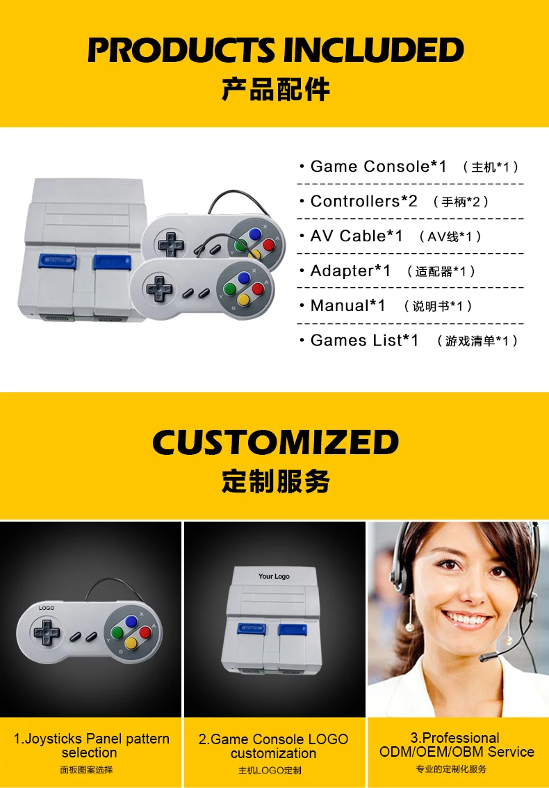 Factory Price Built in 400 games super mini video classic TV game console with color controller for promotion