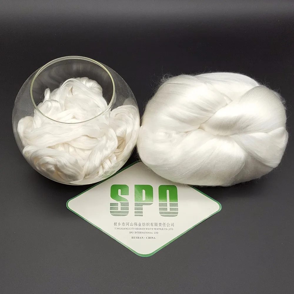 dying skein silk yarn weaving weft yarn for shining and soft