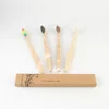 Eco friendly Disposable Professional Supplier 100% Pure Natural Charcoal Bamboo Toothbrush