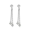 95008 xuping personalized styles setting Cubic Zircon magnet rhodium gold plated earring